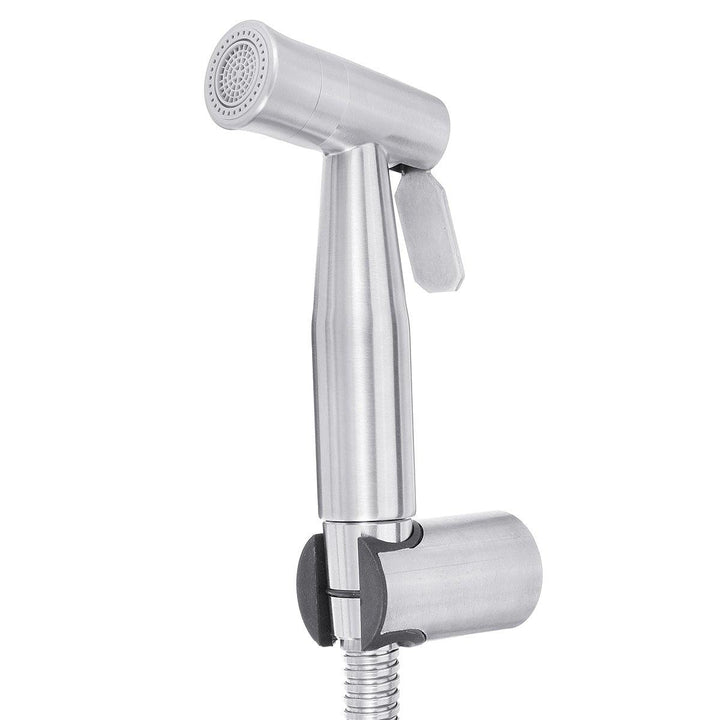 Toilet Handheld Bidet Sprayer Two Function Bidet Shower Faucet Stainless Steel - MRSLM