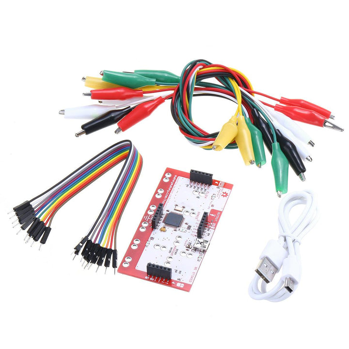 Alligator Clip Jumper Wire Standard Controller Board Kit for Makey Makey Science Toy - MRSLM