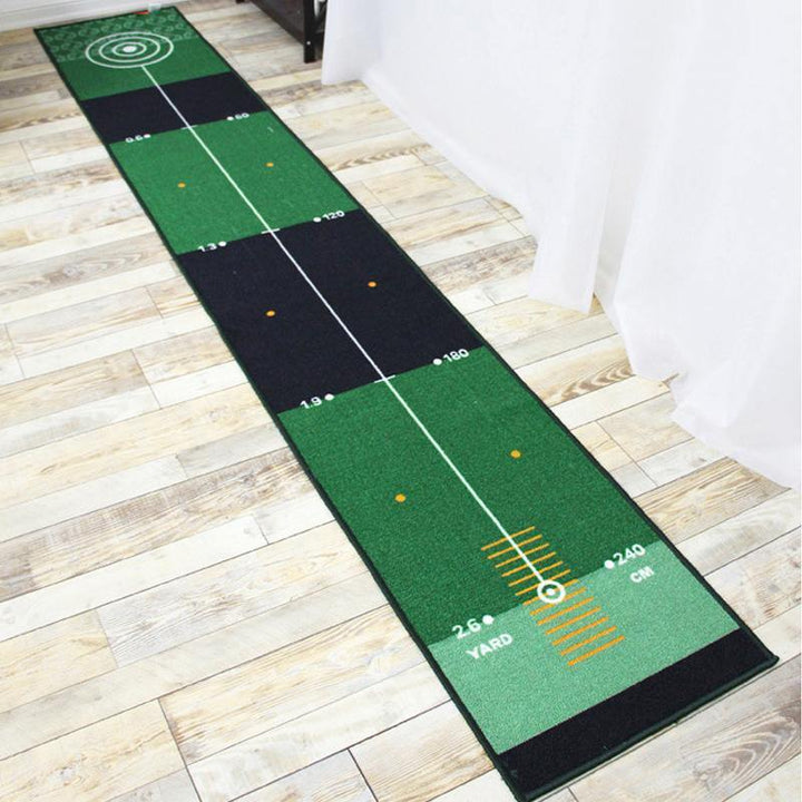 50*300cm Indoor/Outdoor Golf Practice Putting Mat Golf Putting Trainer Anti-Slip Golf Putting Mat - MRSLM