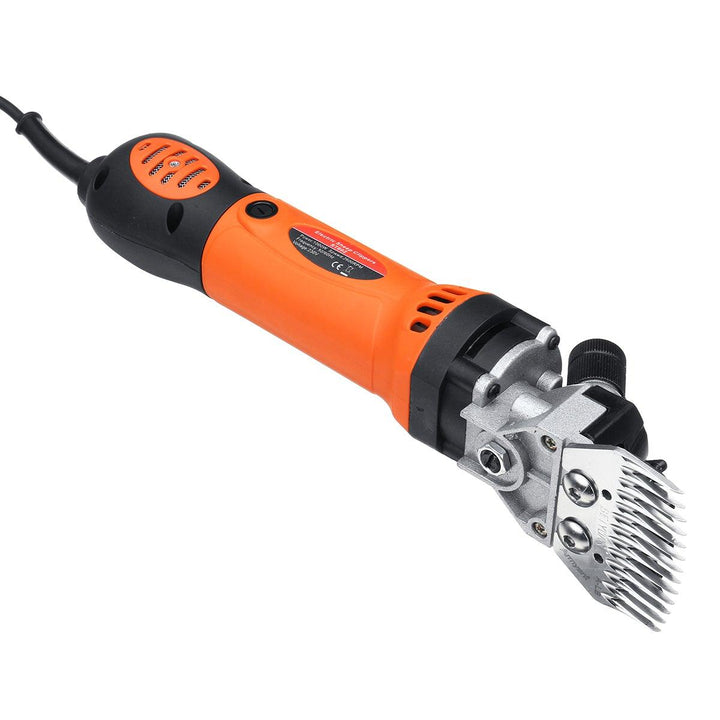 1000W 220V Electric Sheep Shearing Machine Clipper Shears Cutter Wool Scissors Tool (Orange) - MRSLM