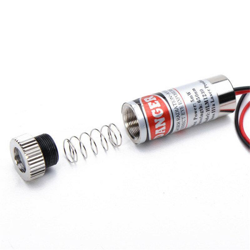 5mW 650nm Focusable Red Dot/Cross/Line Laser Diode Module - MRSLM