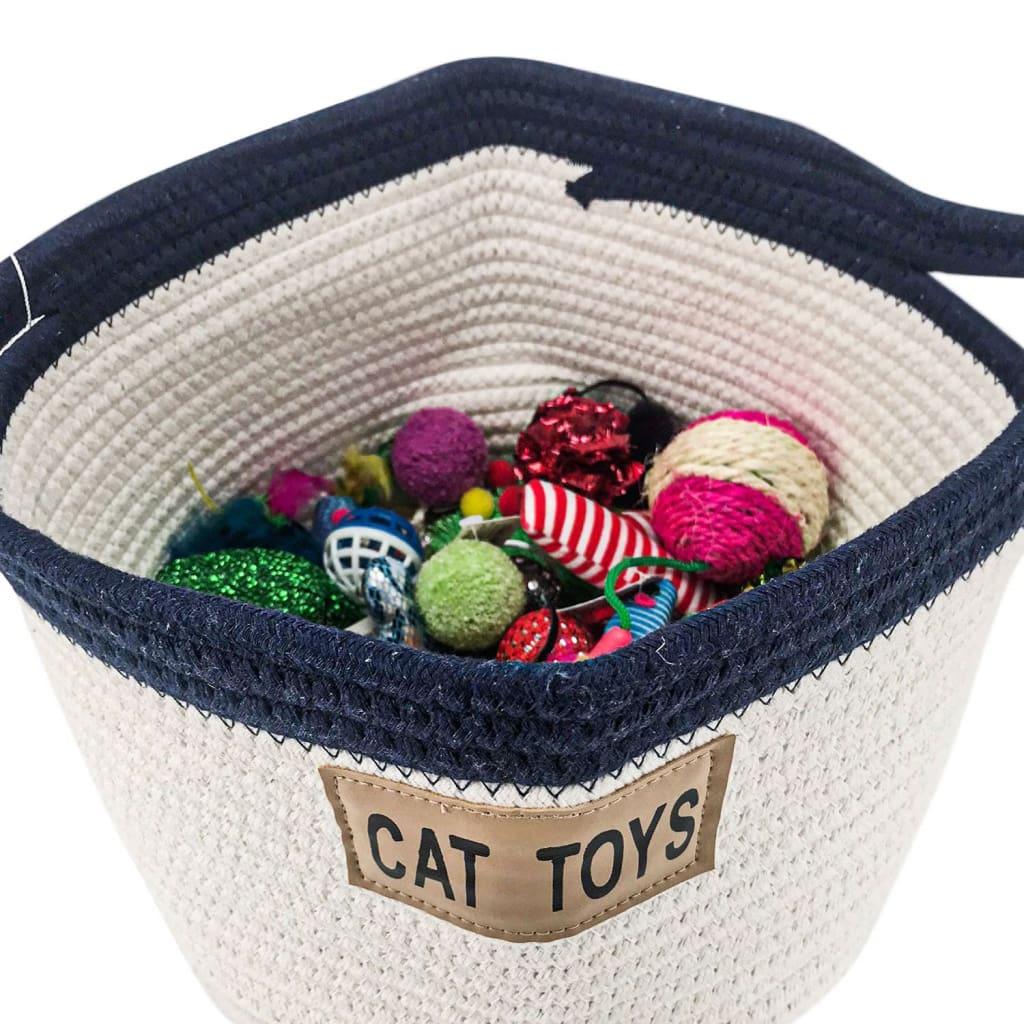 Cat Toy Rope Cotton Basket - MRSLM