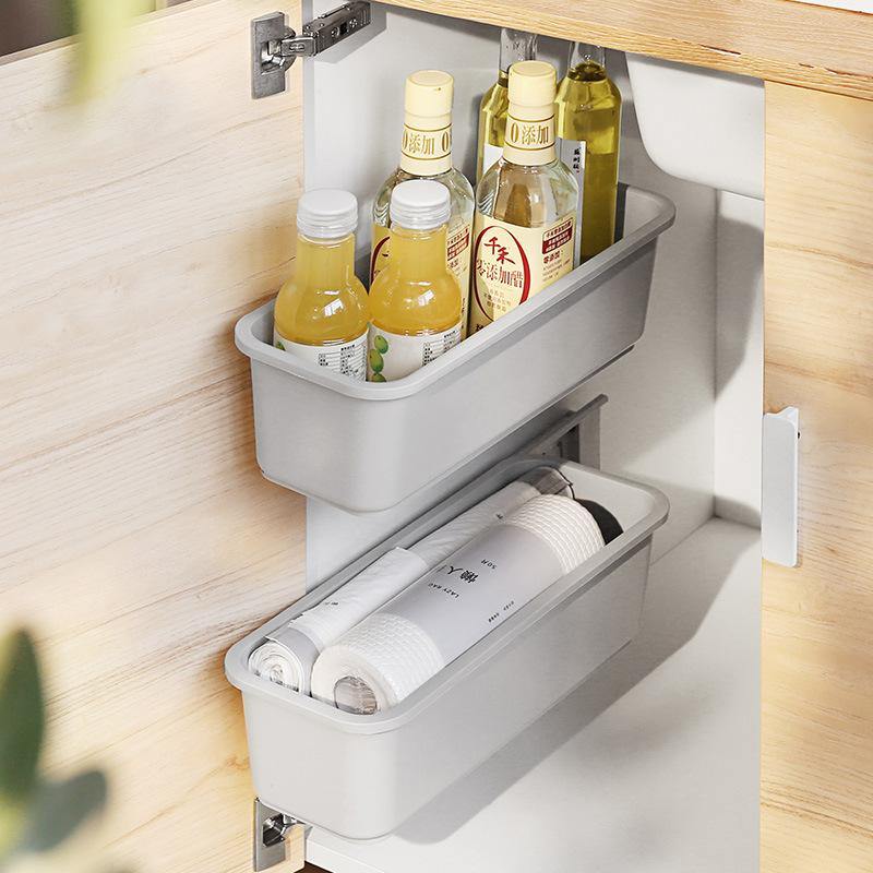 Kitchen Storage Rack Drawer Organizer Under Sink Bathroom Stand Wall-mounted - MRSLM