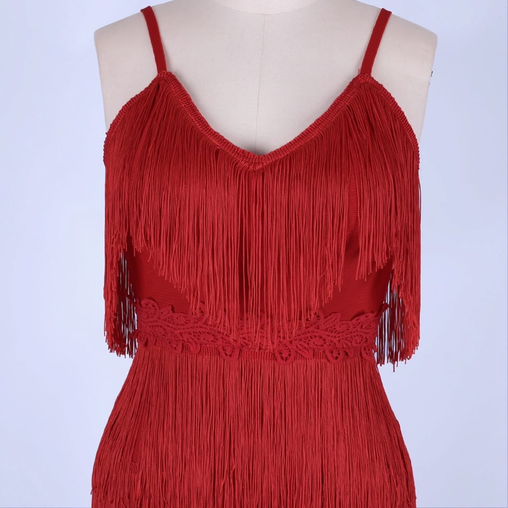 Women's Tassel Bandage Dress