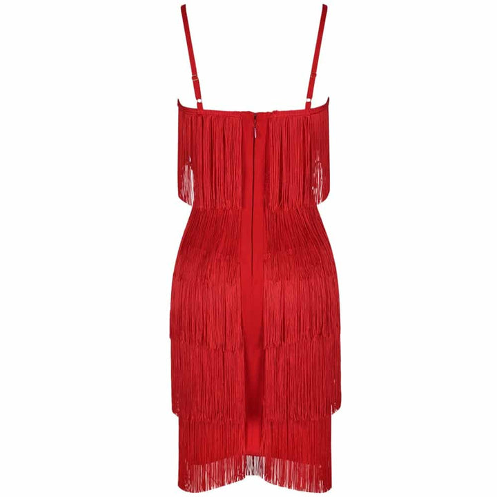 Women's Tassel Bandage Dress