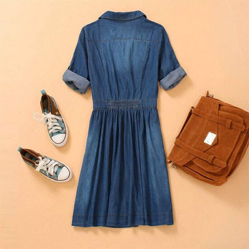 Women's Denim Shirt Dress