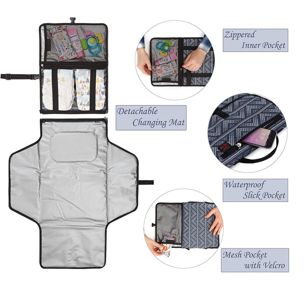 Waterproof Foldable Changing Mat for Newborns