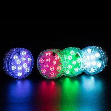 1/2/4 Set RGB 16 Colors Swimming Pool Light Lamp IP68 Underwater Remote Control - MRSLM