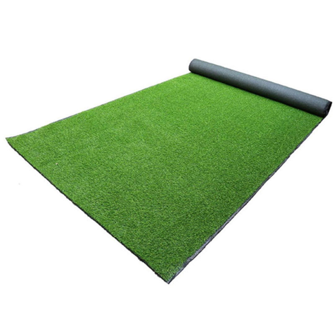 10mm Artificial Grass Mat Lawn Synthetic Green Yard Garden Indoor Outdoor - MRSLM