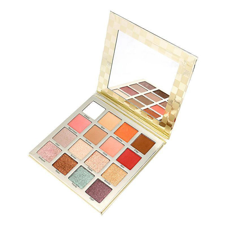 16 Colors Glitter Shinning Eye Shadow Eye Face Palette Makeup Kit Set Make Up - MRSLM