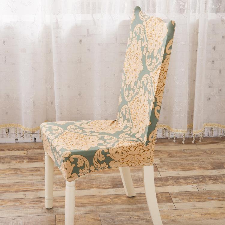 Honana WX-918 Elegant Flower Elastic Stretch Chair Seat Cover Computer Dining Room Home Wedding Decor - MRSLM