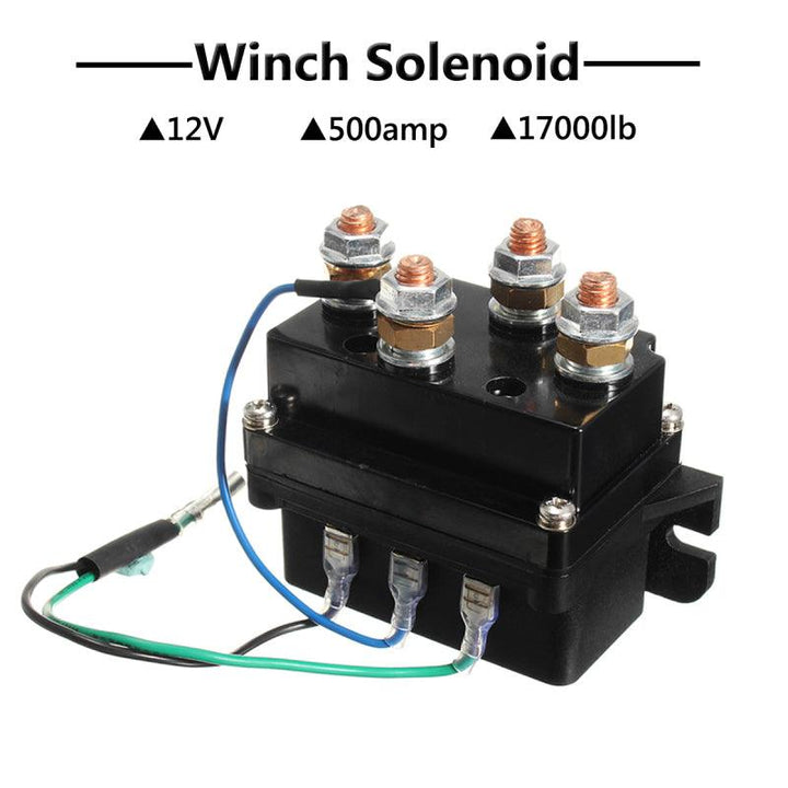 12V 500A Heavy Duty Winch Controller Solenoid Relay Cover JDF-41X 4x4 17000lb - MRSLM