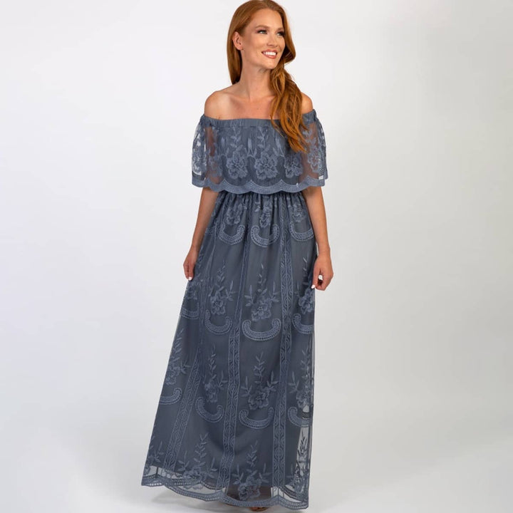 Off Shoulder Maxi Dress for Women