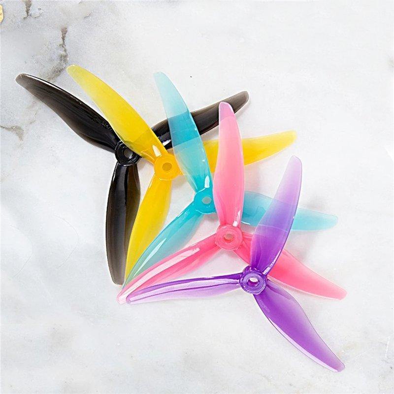 2 Pairs GEMFAN HURRICANE 51477 3-BLADE Propeller for FPV Racing RC Drone - MRSLM