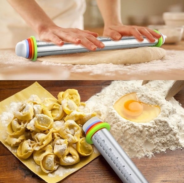 Adjustable Stainless-Steel Rolling Pin