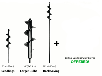 Charging Garden Screw Twist Pit Drill Bit - MRSLM