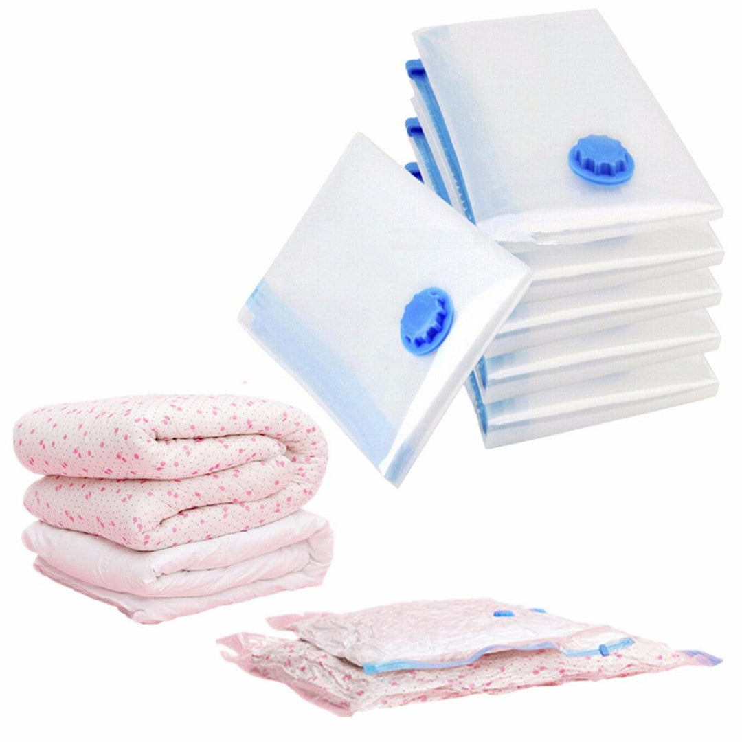 5 PCS Vacuum Storage Bag Space Saving Anti Pest Clothes Quilts Storage Bag - MRSLM