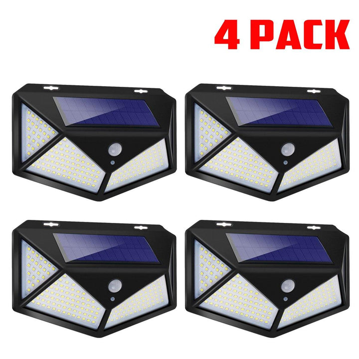 1/2/4Pcs ARILUX 180LED Outdoor Solar Powered Wall Lamps PIR Motion Sensor Garden Security Solar Lights Waterproof - MRSLM