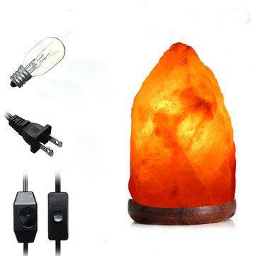 18 X 12CM Himalayan Glow Hand Carved Natural Crystal Salt Night Lamp Table Light With Dimmer Switch - MRSLM