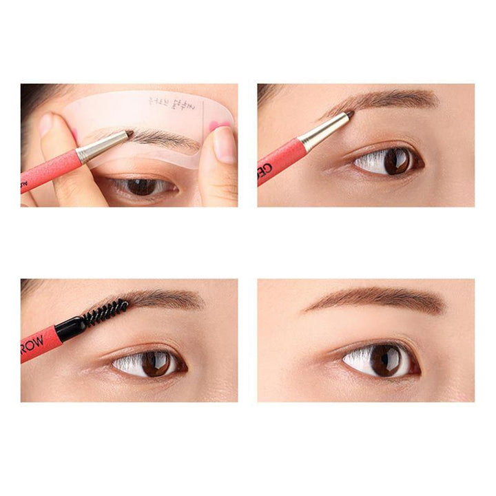 Eyebrow Pen Refill Eyebrow Stencils Double Head Eyebrow Pen Waterproof - MRSLM