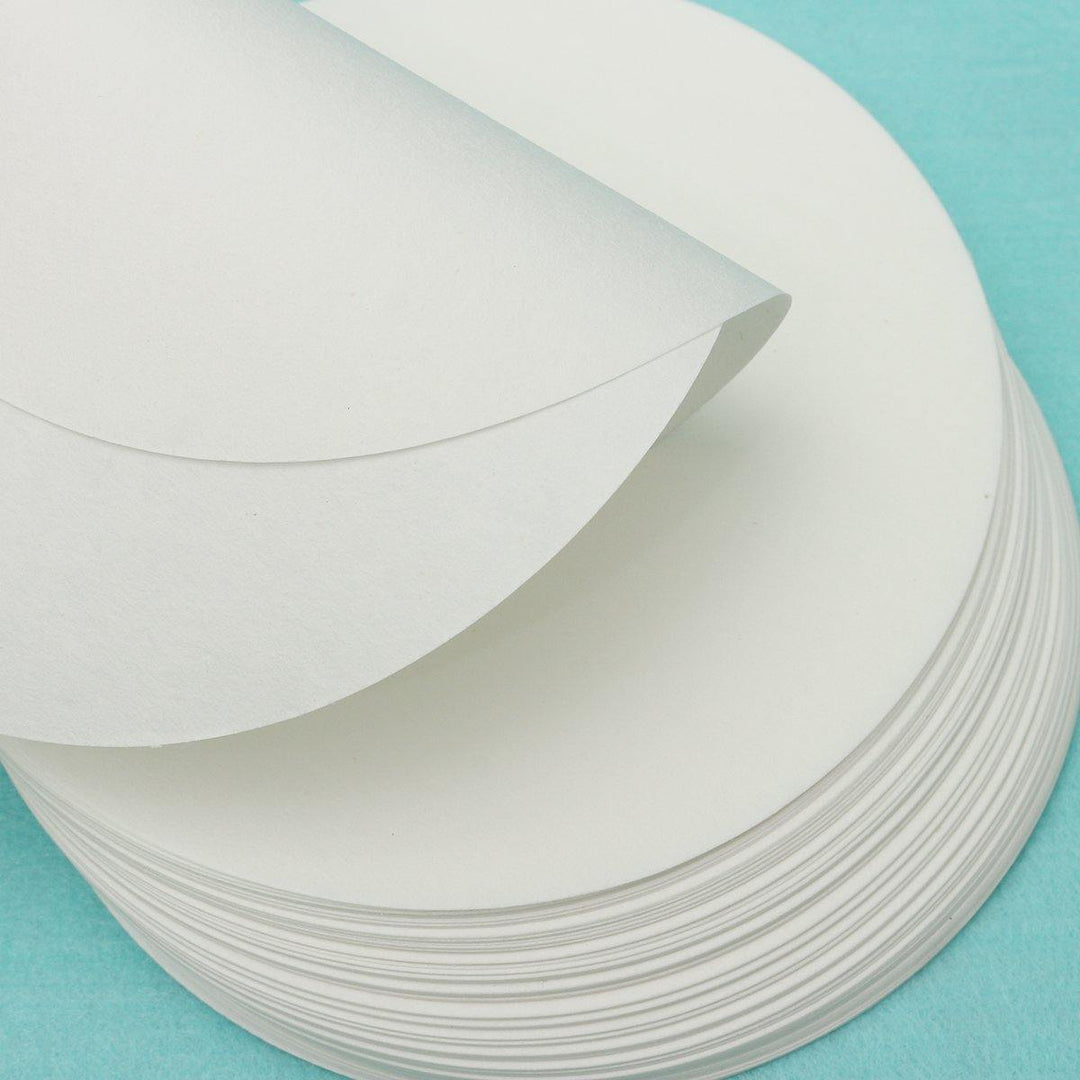 100Pcs/Set 7/9/11/15/18cm Qualitative Filter Paper Circular Funnel Filter Sheet Medium Speed 15-20um - MRSLM