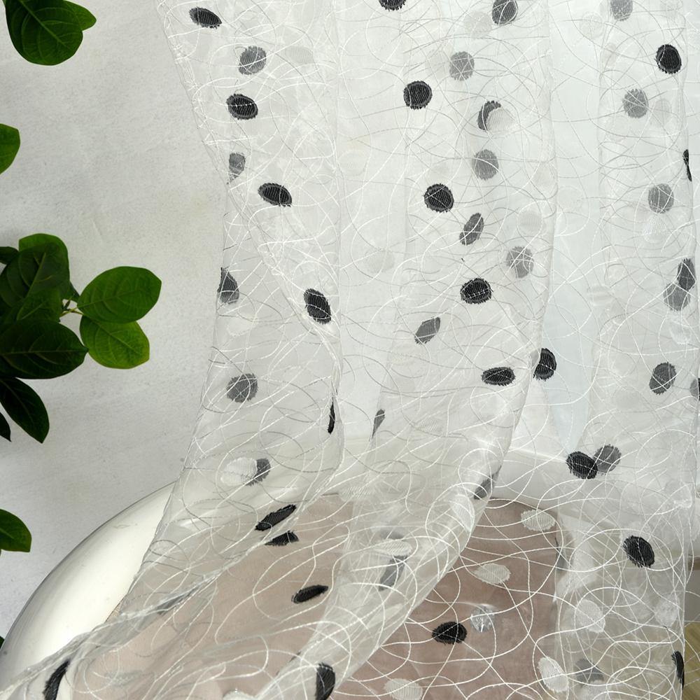 Honana WX-C11 1x2m Fashion Bird Nest Voile Door Curtain Panel Window Room Divider Sheer Curtain Home Decor - MRSLM