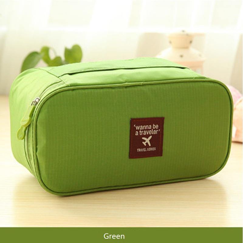 Travel Multi-function Underwear Storage Bag Bra Finishing Package Cosmetic Bag Wash Bag - MRSLM