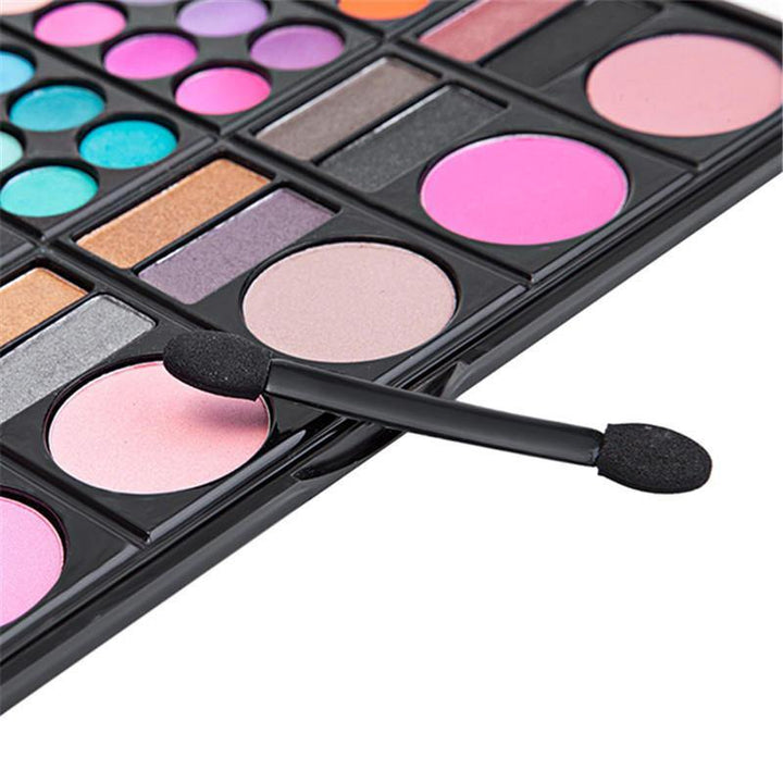 78 Colors Eyeshadow Palette Blusher Contour Powder Lip Gloss Eye Shadow Makeup Set - MRSLM