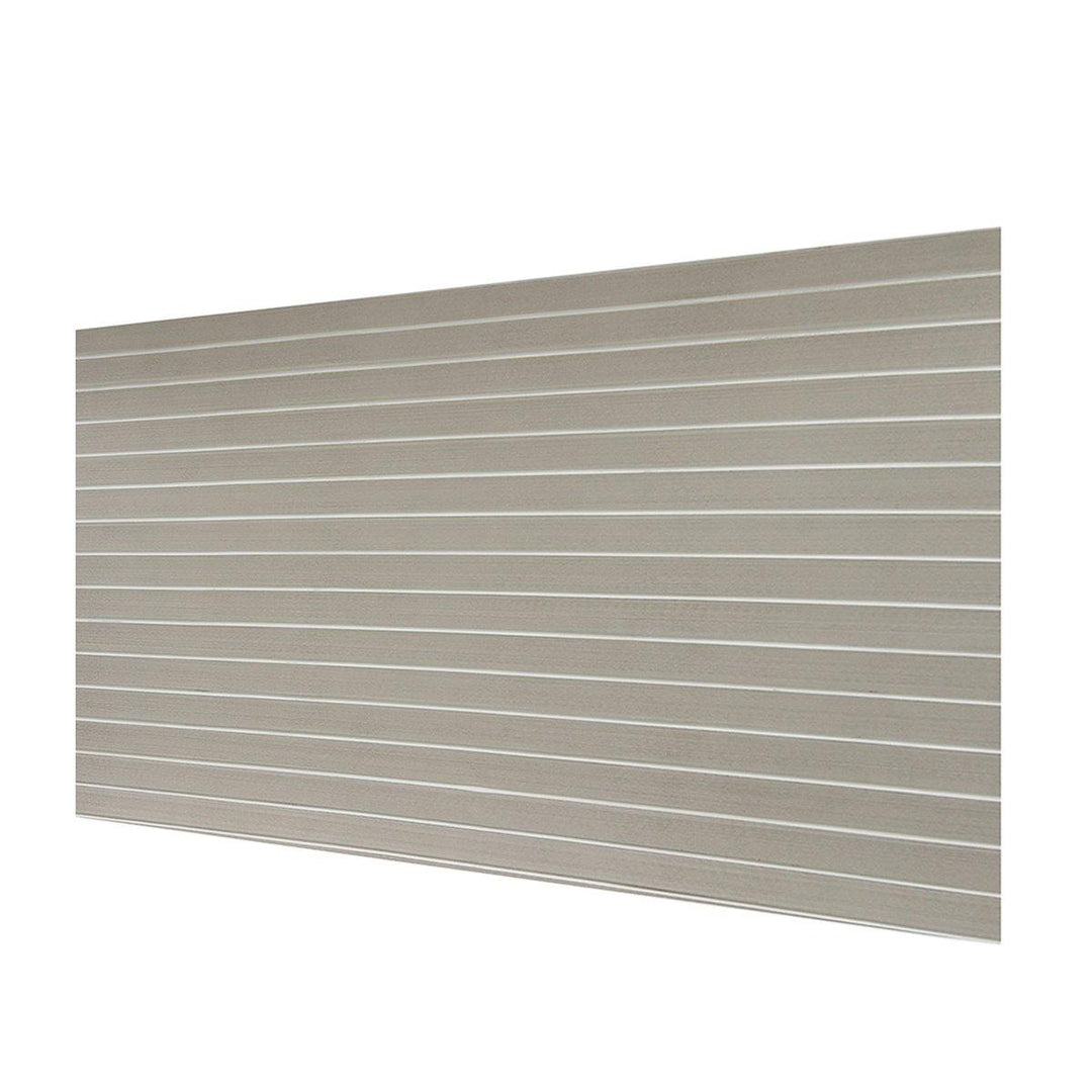 240cmx90cmx5mm Marine Flooring Faux Teak Grey With White Lines EVA Foam Boat Decking Sheet - MRSLM