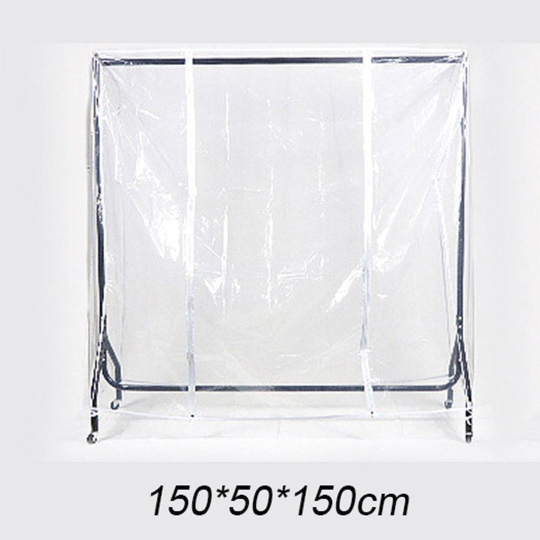 Clear Clothes Rail Cover Dustproof Garment Coat Hanger Protector Storage Net - MRSLM