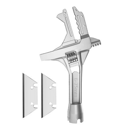 Sanitary Wrench Tool Movable Short Handle Large Opening Multifunctional Activity Universal Wrench - MRSLM