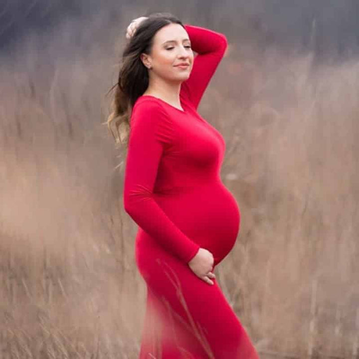 Women's Long Maternity Dress