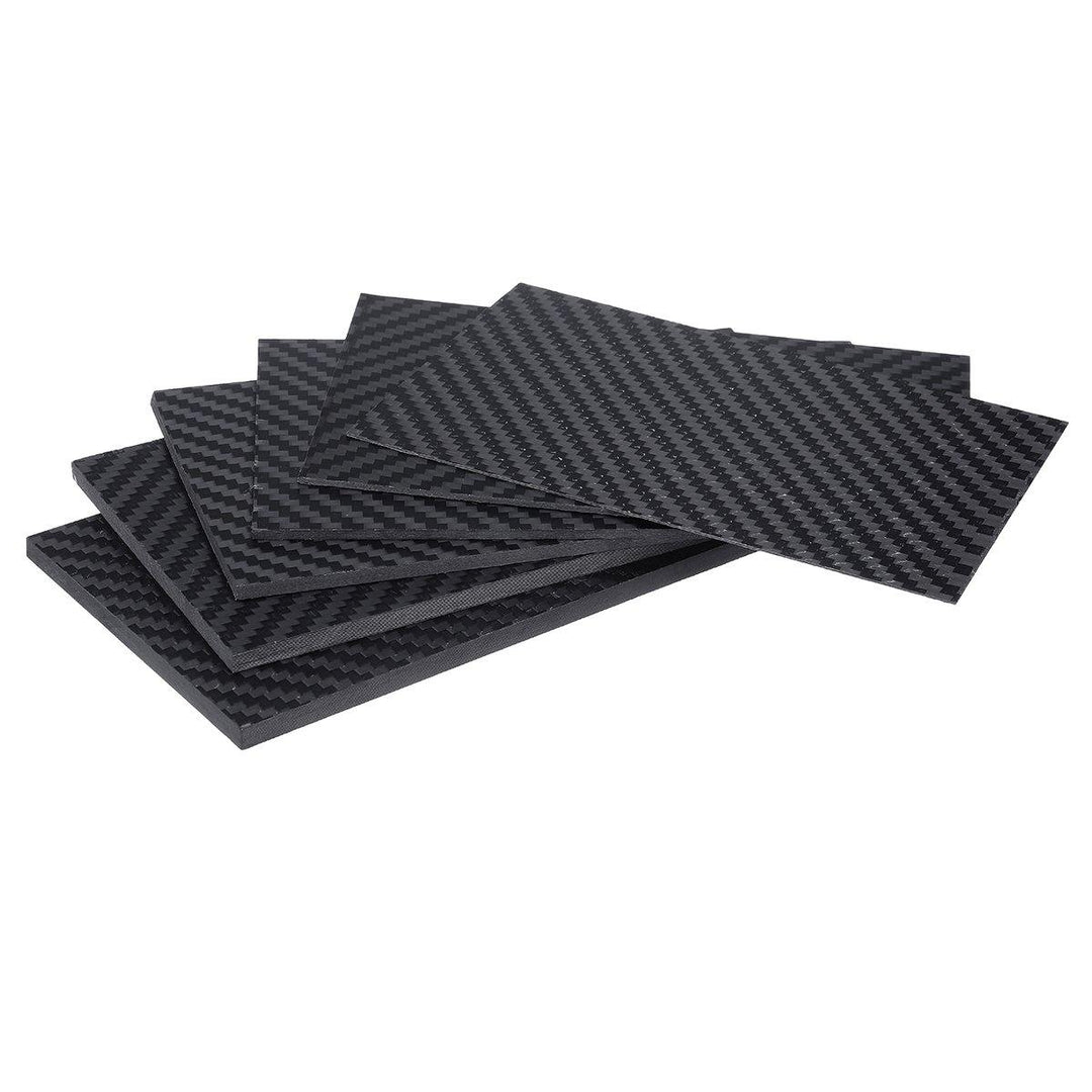 125x75x(0.5-5)mm Black Matte Twill Carbon Fiber Plate Sheet Board Weave Carbon Fiber Pannel Various Thickness - MRSLM