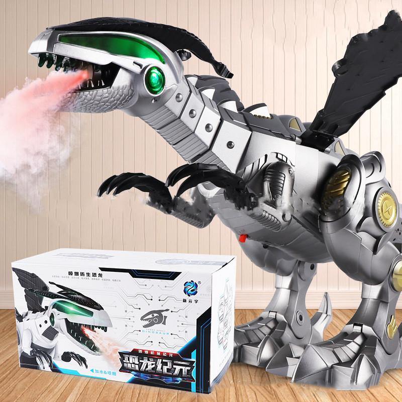 Walking Dragon Toy Fire Breathing Water Spray Dinosaur - MRSLM