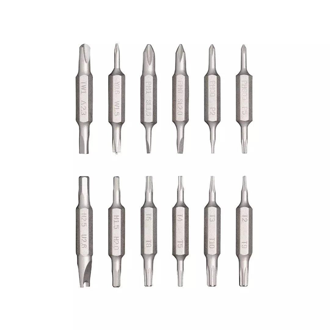 HOTO All in 1 Multi-purpose Precision Screwdriver Set Aluminium S2 Steel Repair Tools - MRSLM