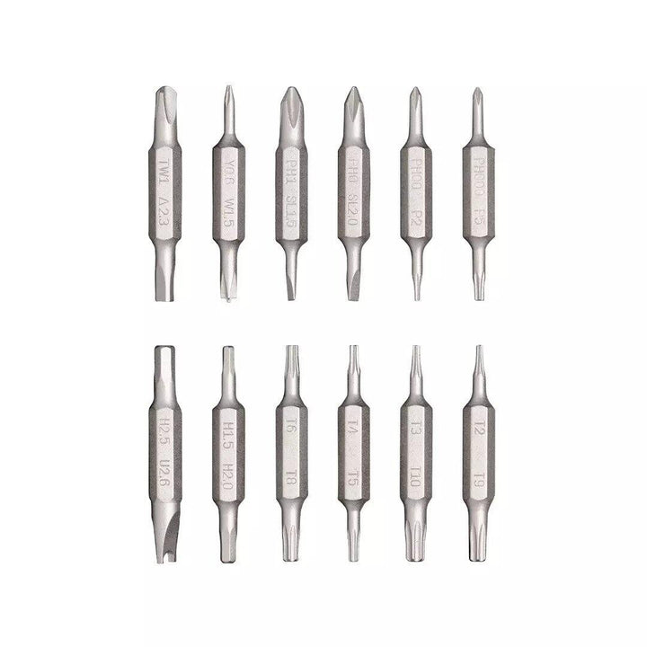 HOTO All in 1 Multi-purpose Precision Screwdriver Set Aluminium S2 Steel Repair Tools - MRSLM