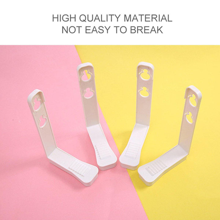 4pcs Triangle Bed Sheet Mattress Holder Fastener Grippers Clips Suspender Strap Clamp - MRSLM