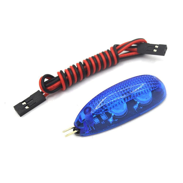 12V Intelligent Navigation LED Night Light 3W Red /Green/ White/ Blue for RC Drone FPV Racing - MRSLM