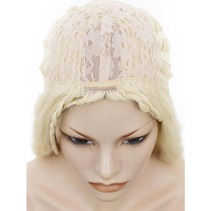 Blonde High-Temperature Fiber Cosplay Wigs Costume Party Hair Halloween Masquerade Show - MRSLM