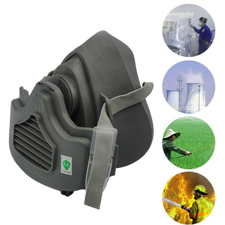 Reusable Gas Mask Respirator Air Spray Protection Chemical Painting Grinding - MRSLM