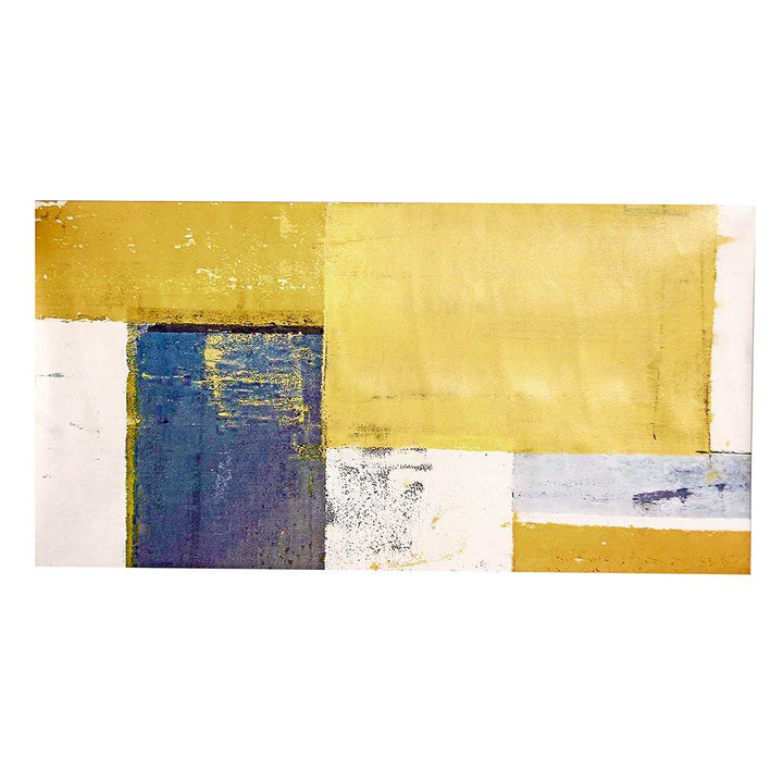 Abstract Yellow Canvas Art Print Oil Paintings Picture Wall Hanging Home Decor - MRSLM