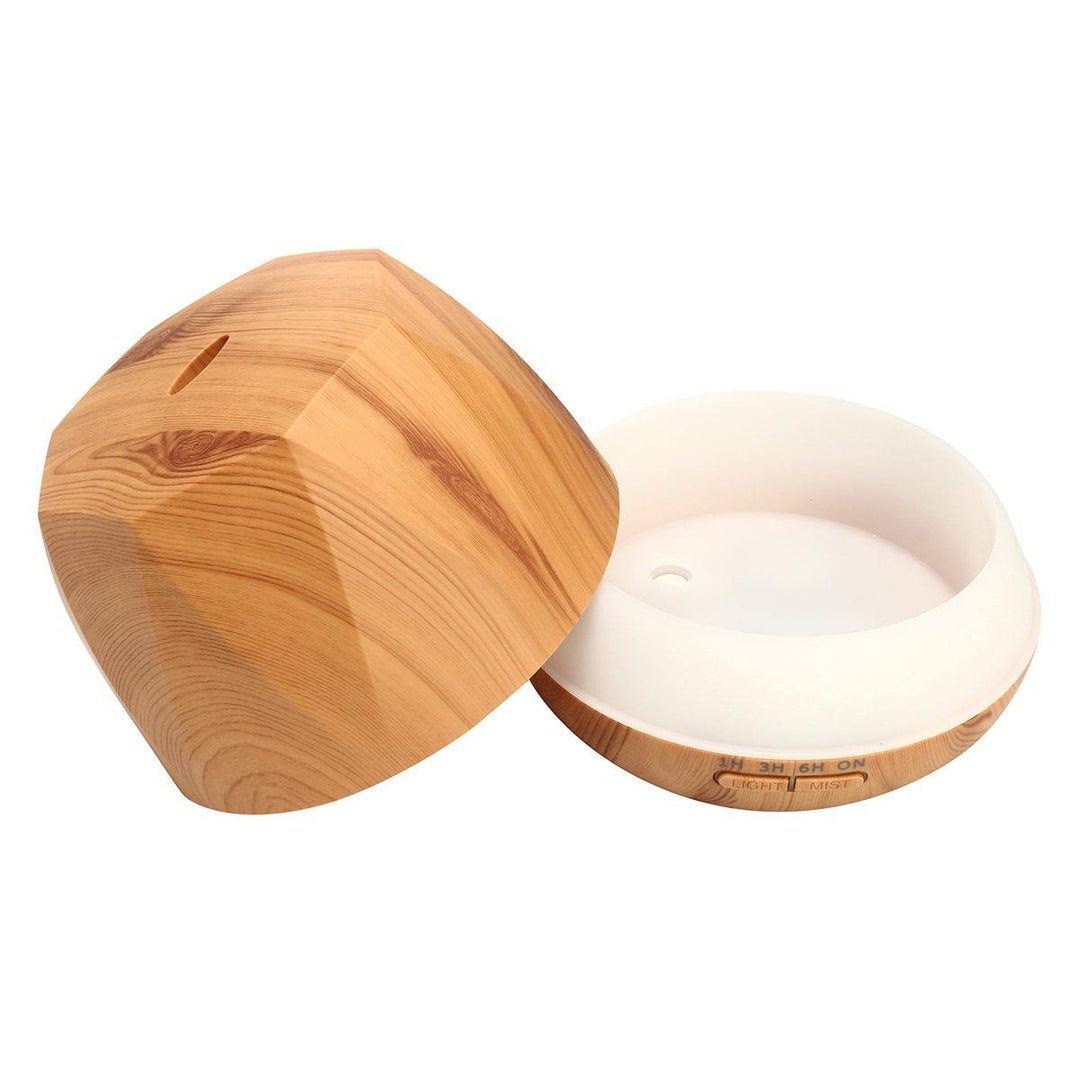 Wood Grain Ultrasonic Air Humidifier Aroma Remove Control - MRSLM