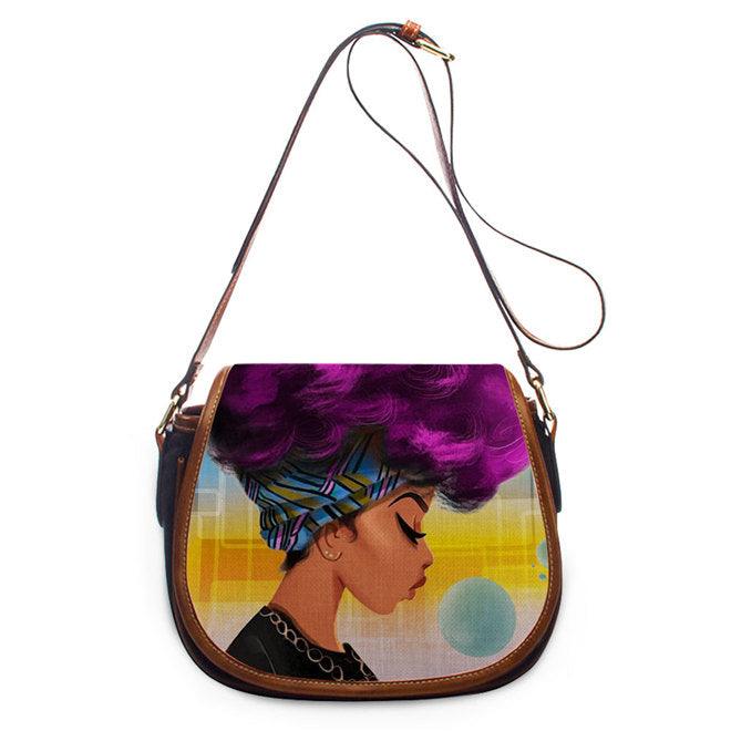 African Pu women's One Shoulder Messenger Bag - MRSLM