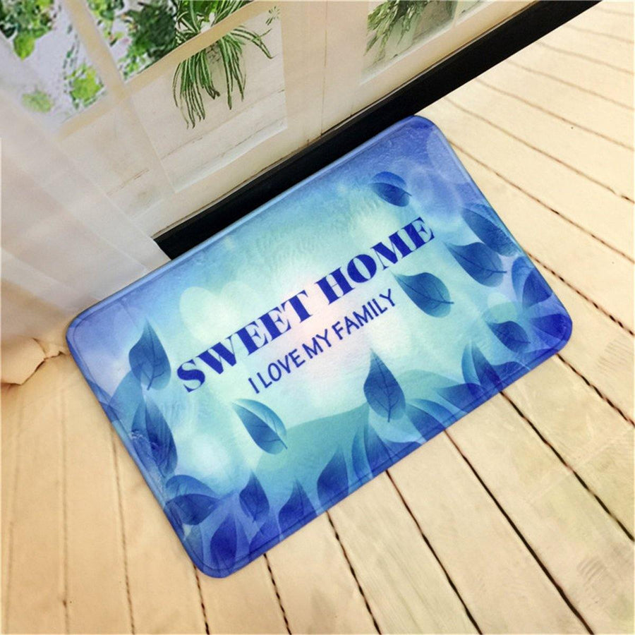 40x60cm Flannel Doormat Absorbent Bath Mat Bathroom Carpet Kitchen Mats and Rugs for Home Decoration - MRSLM