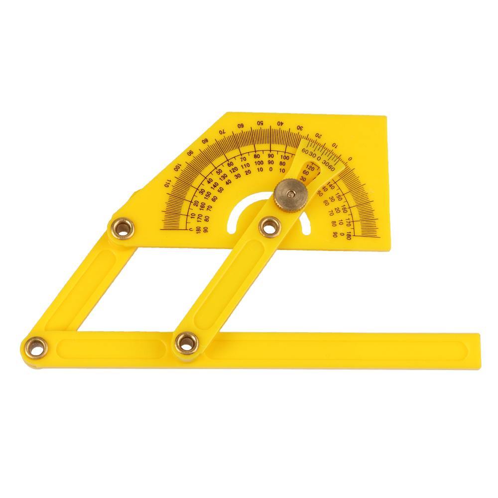 Goniometer Angle Finder Miter Gauge Arm Measuring Ruler Tool Plastic Protractor Hand Tools - MRSLM