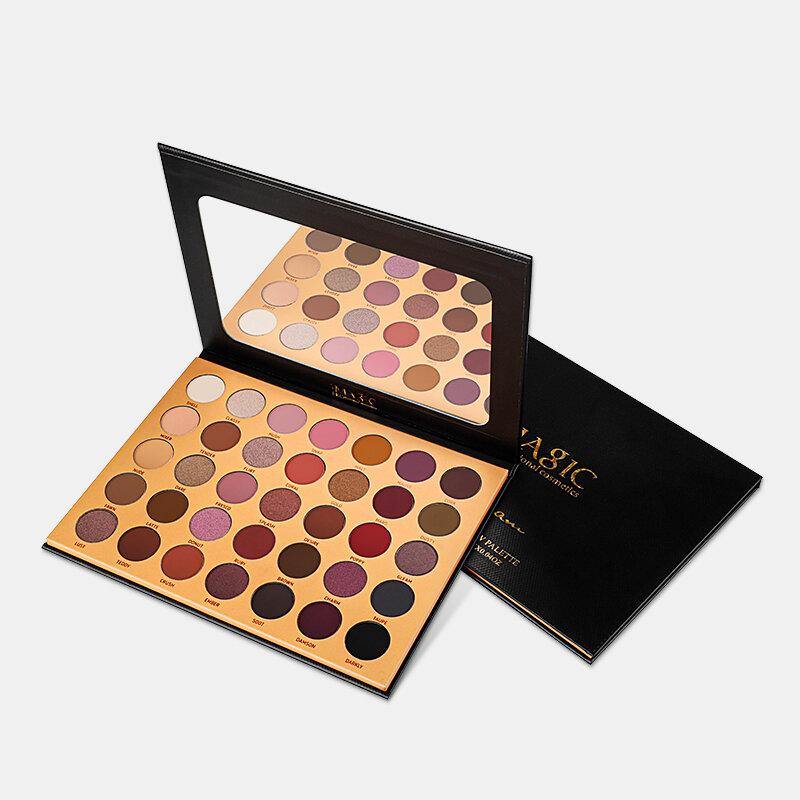 IMAGIC 35 Colors Nude Matte Eyeshadow Palette Glitter Waterproof Long-lasting Eyeshadow Palette - MRSLM