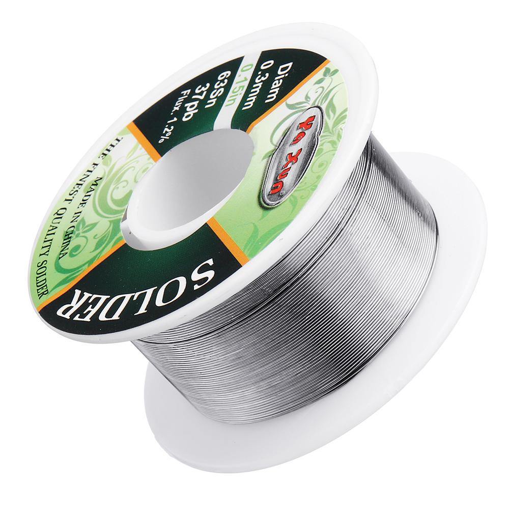 WLXY 0.3mm Diam 63Sn 37Pb Tin Lead Melt Rosin Core Solder Wire Reel Flux 1.2% - MRSLM