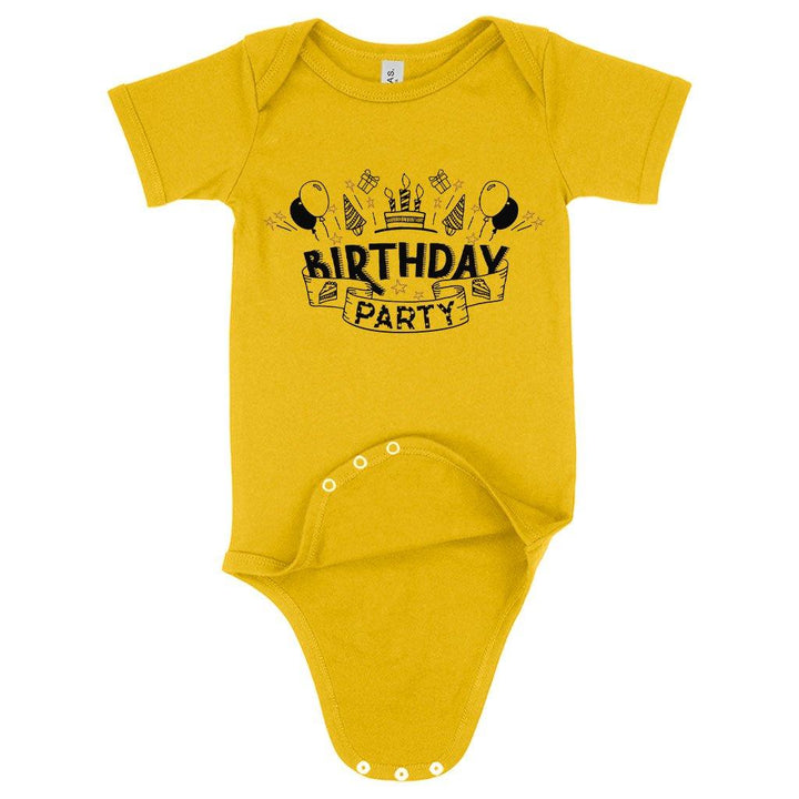 Baby Jersey Birthday Party Onesie - Birthday Celebration Onesies - MRSLM