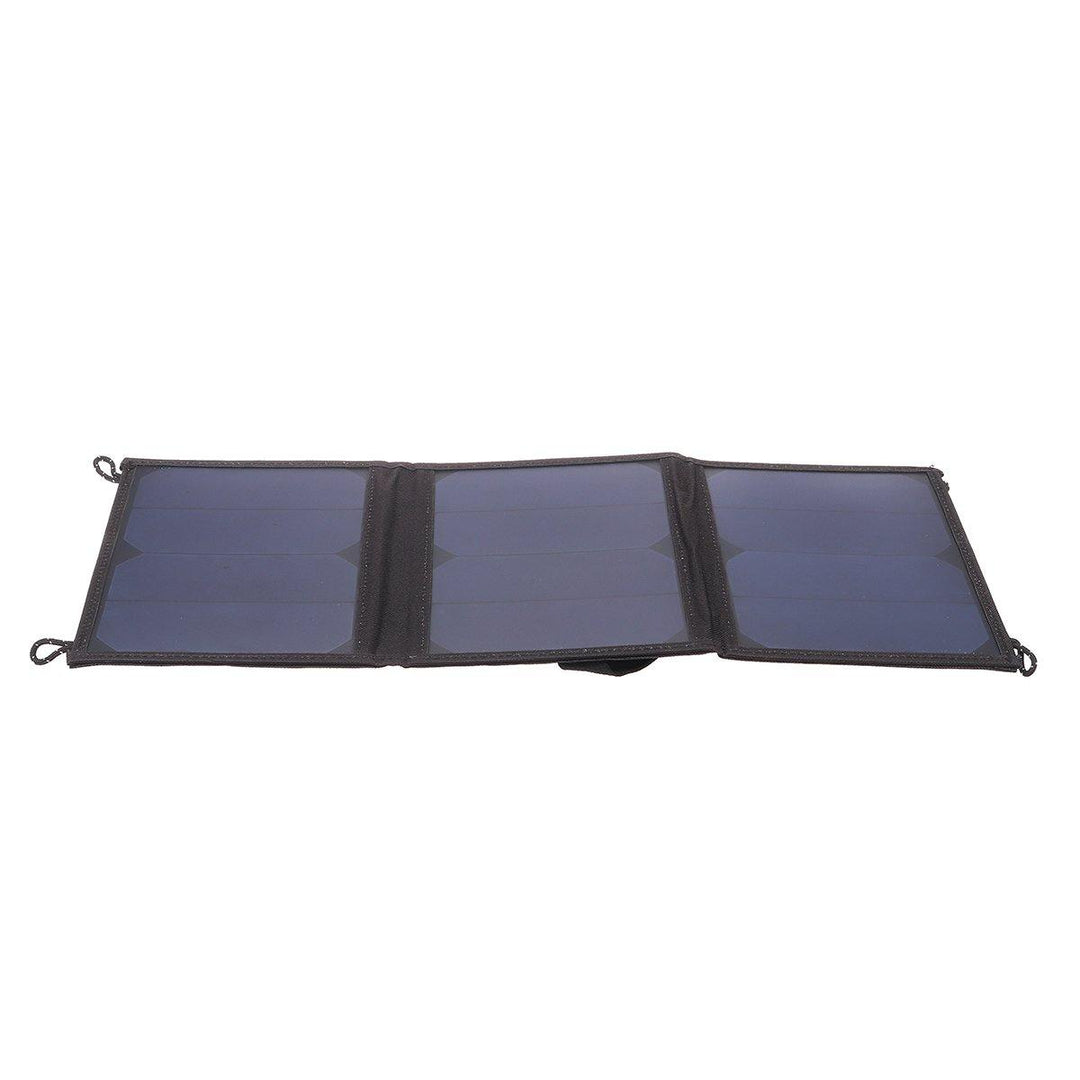 Sunpower 30W 5V Foldable Solar Panel Charger USB Solar Power Bank for Camping Hiking - MRSLM