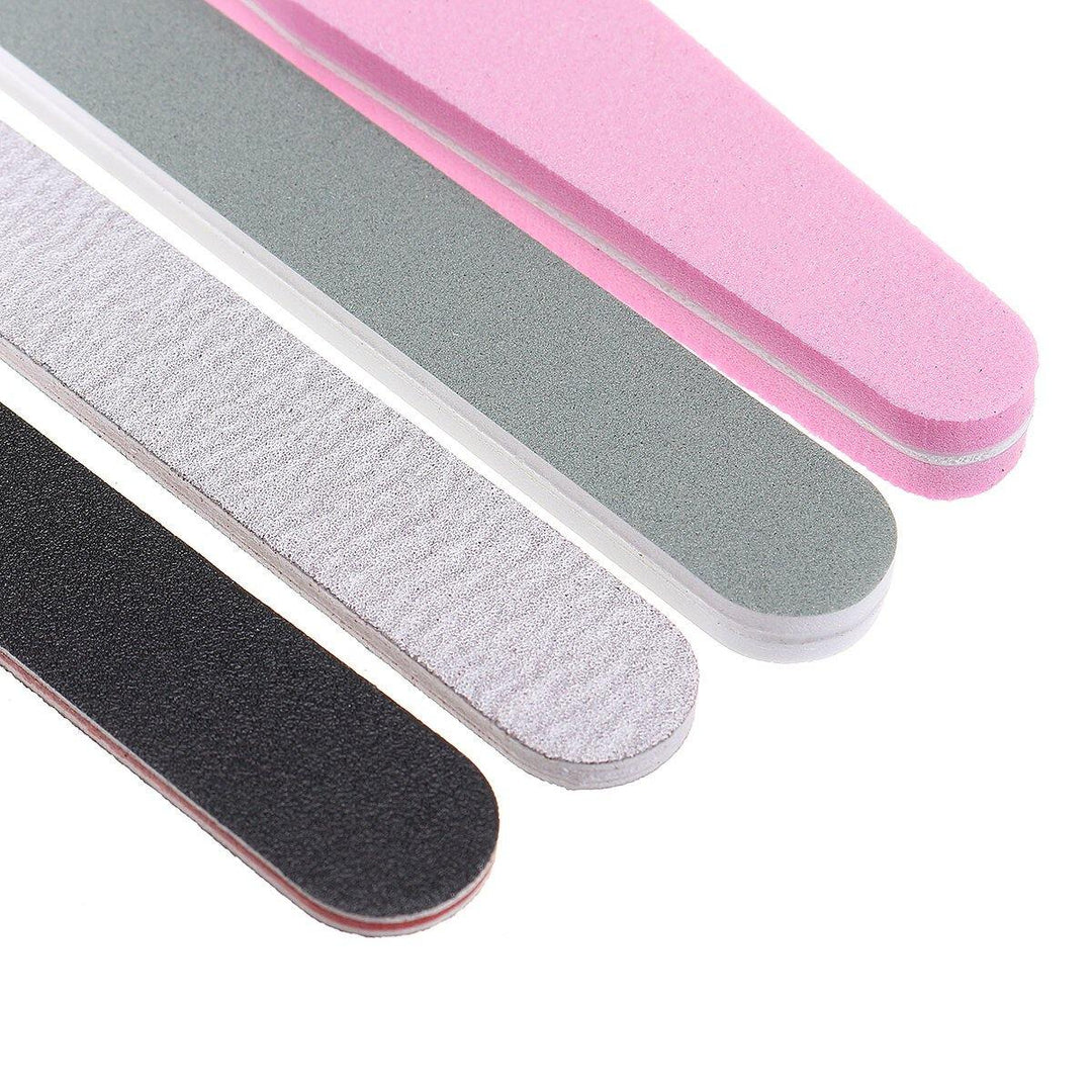 9pcs Manicure Tool Nail File Dead Skin Fork Polishing Strip Polished Nail Set - MRSLM